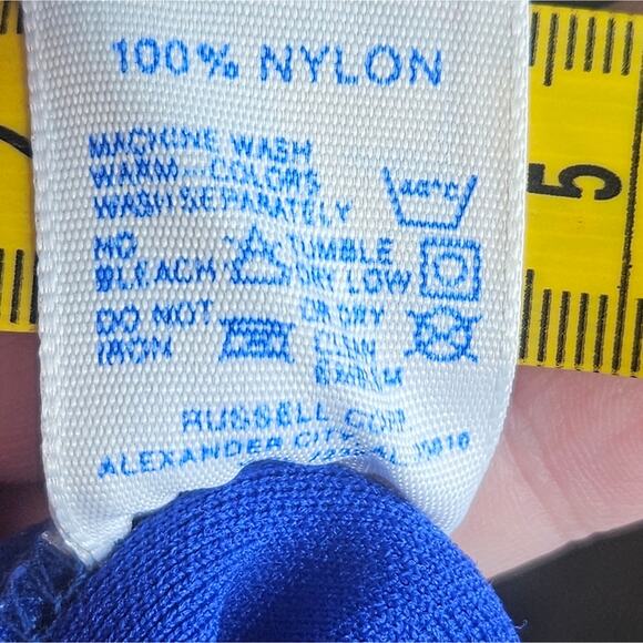 Vintage 1980s Russell Athletic Tear Away Pull Apart Nylon Pants, size 32 - Picture 6 of 6